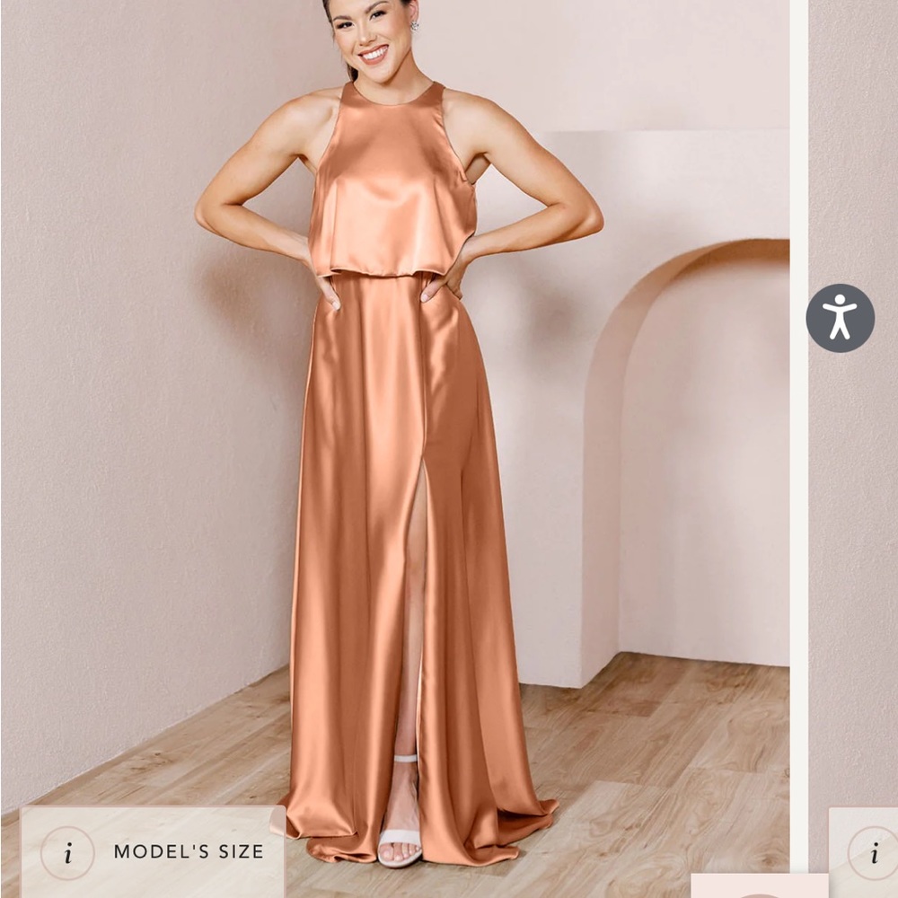 Revelry Bridesmaid Dress. Size 12. Petite length.